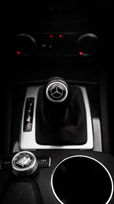 Mercedes-Benz AMG Interior Gear Shifter Mobile Wallpaper