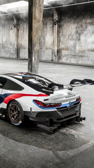 BMW M Motorsport GT3 Racing Background for Mobile Phones