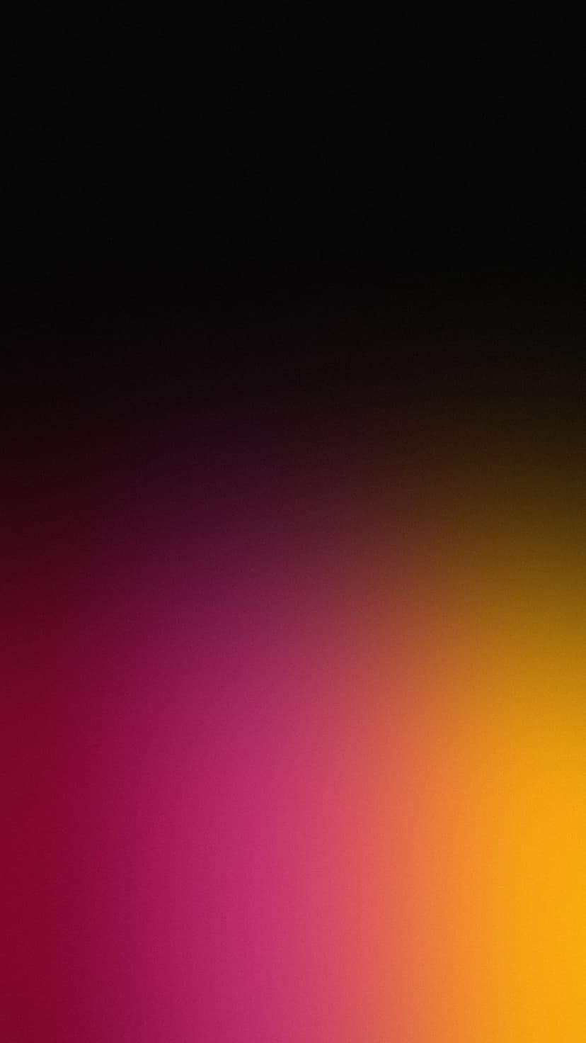 Vertical gradient transitioning from black at the top through magenta into a bright golden yellow at the base.