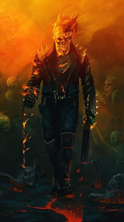 Spectral Retribution - Ghost Rider's Fiery Path