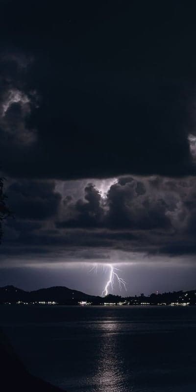 Sky's Fury - Lightning Over the Bay