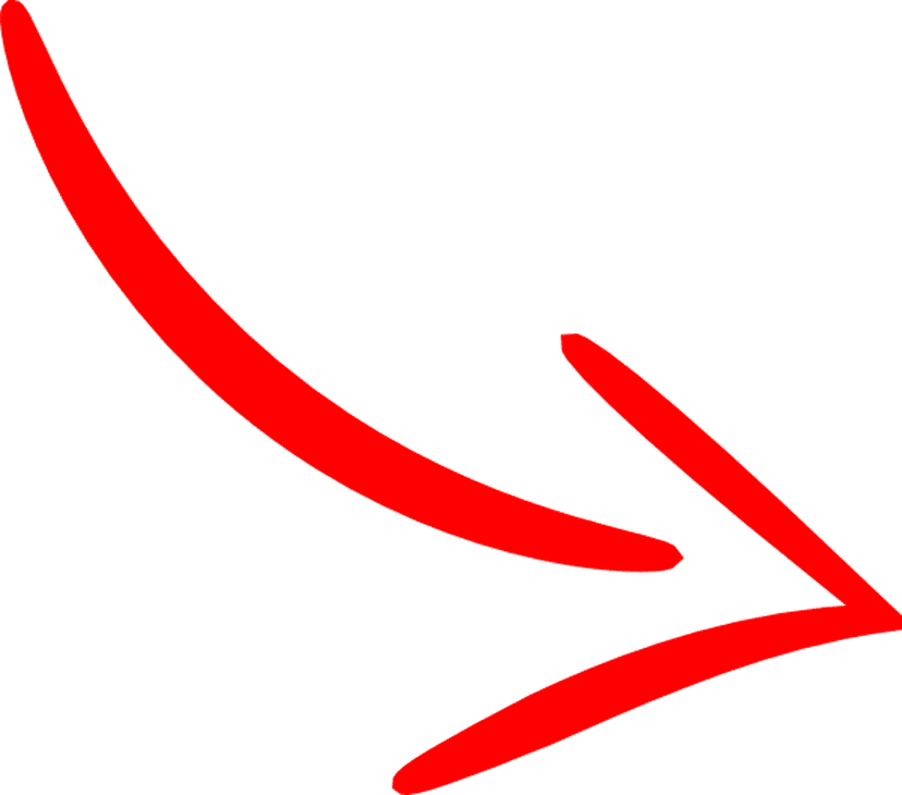 Red arrow directional icon featuring sharp angles and vibrant crimson color against a transparent background.