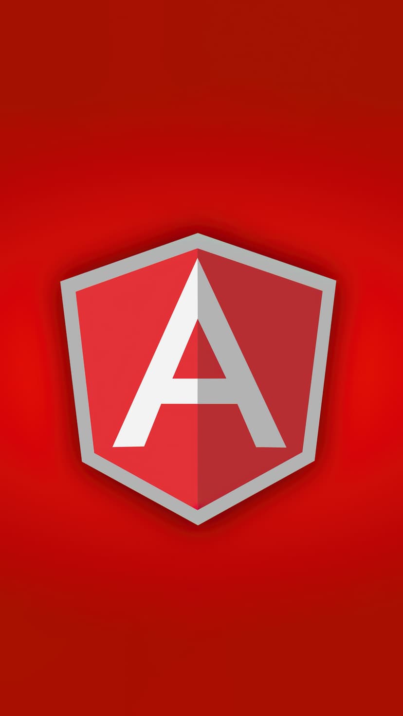 White letter A inside a red shield emblem centered on a vibrant scarlet gradient background for mobile displays.