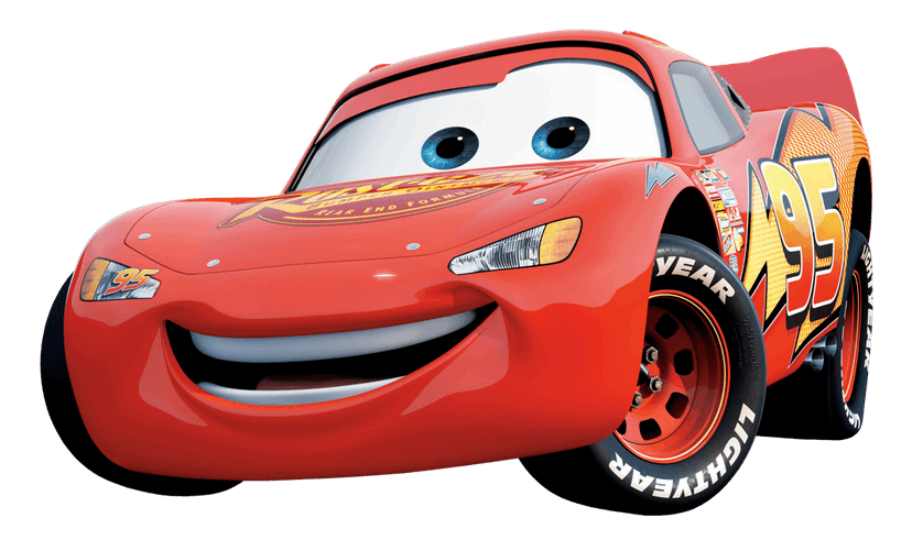 Lightning McQueen Mater Doc Hudson standing together showing glossy red paint and weathered rust textures.