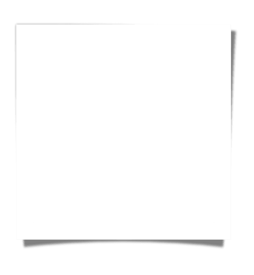 Monochrome pattern frame surrounding a white square paper texture with crisp lines and subtle matte grain detail.