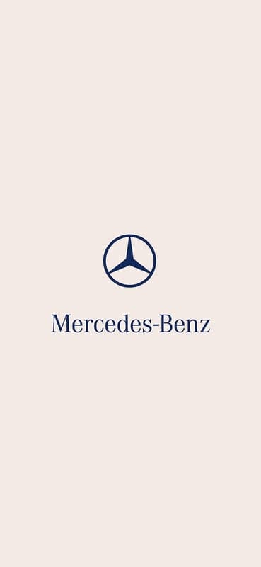 Mercedes-Benz Logo and Name on Light Background