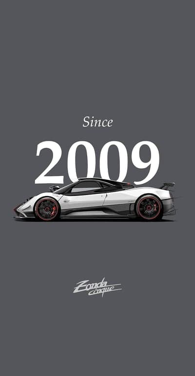 Pagani Zonda Cinque 2009 illustration