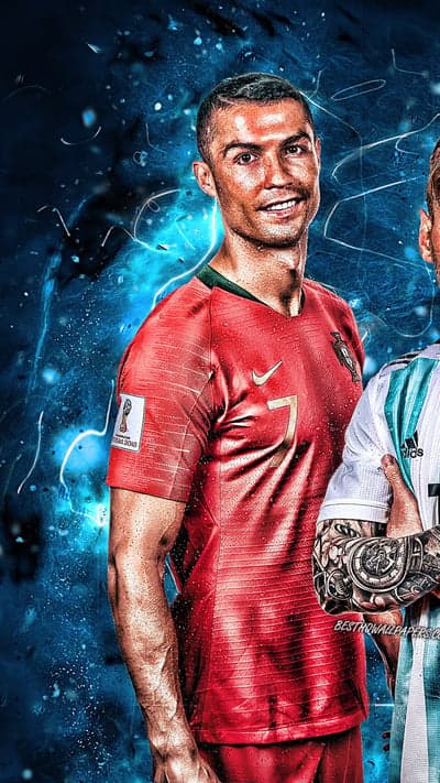 Cristiano Ronaldo Portugal Jersey Dynamic Digital Art