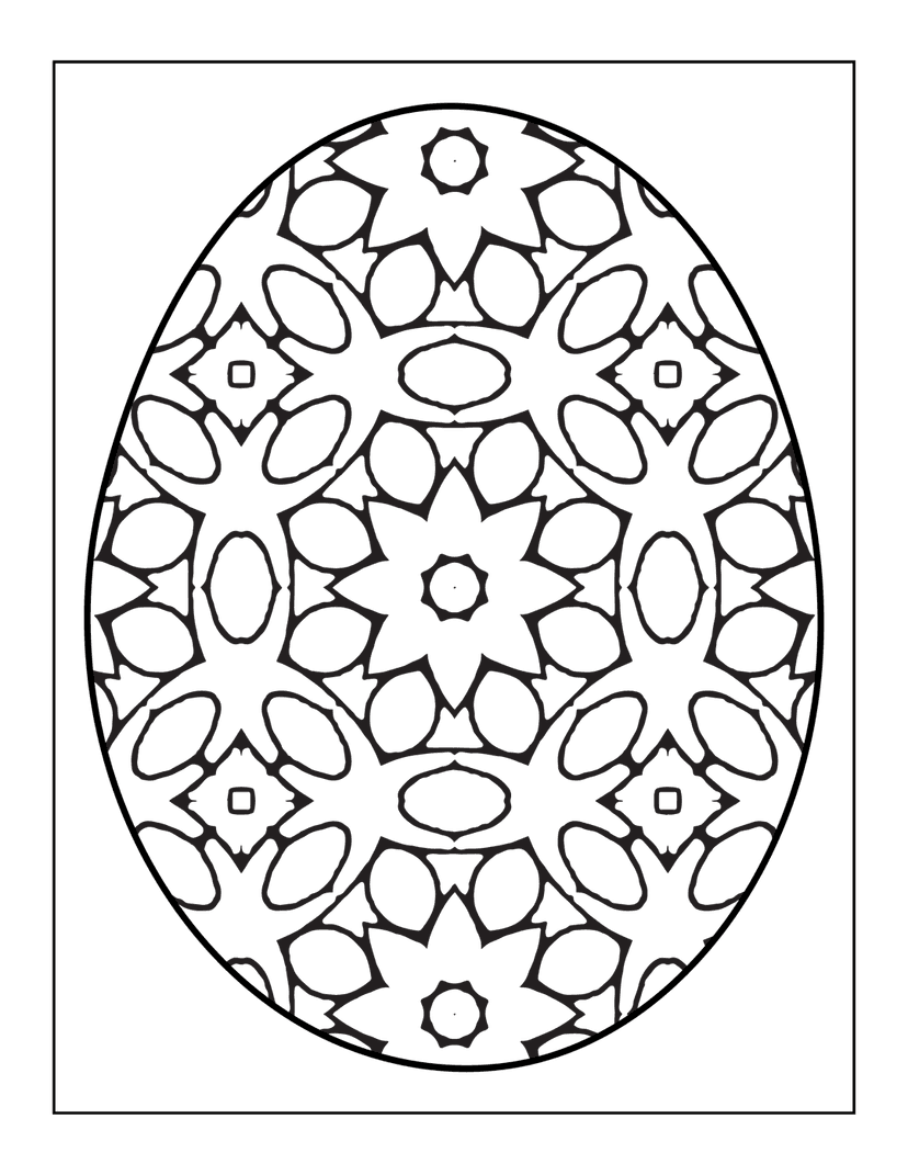 Symmetrical charcoal gray mandala pattern featuring intricate floral motifs and geometric stars on black backdrop.