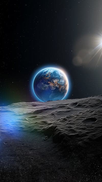 Earth Rise from the Moon