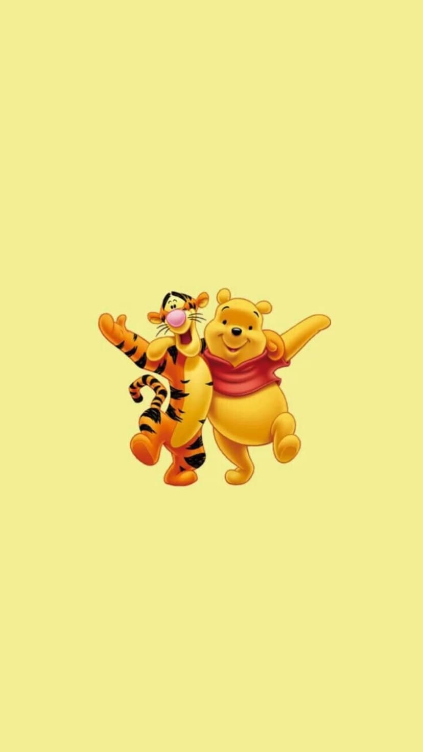Minnie Mouse and Winnie the Pooh stand alongside vibrant superheroes in a high-contrast vertical layout.