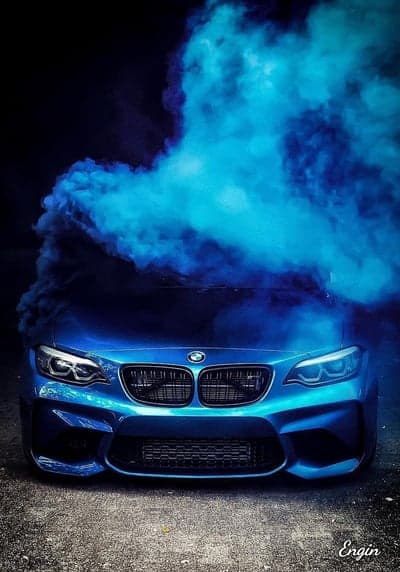 BMW M2 in Blue Smoke