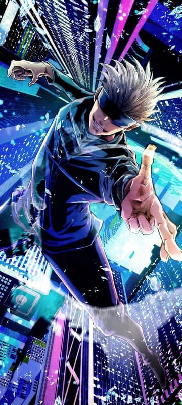 Gojo Satoru from Jujutsu Kaisen striking a pose