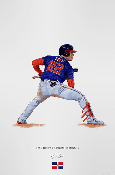 Juan Soto - Nationals' Batting Stance