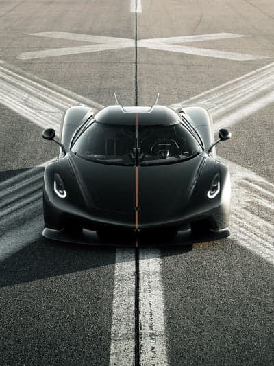 Koenigsegg Jesko Hypercar Track View Phone Wallpaper