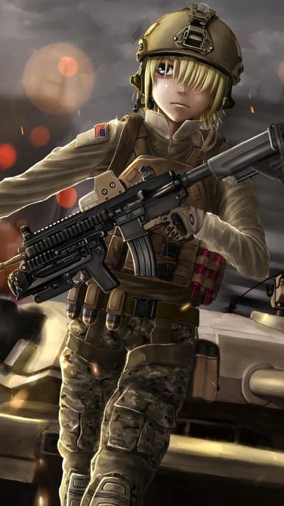 Frontline Gaze- Modern Warrior