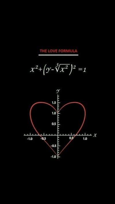 Mathematics of Affection - The Heart Equation