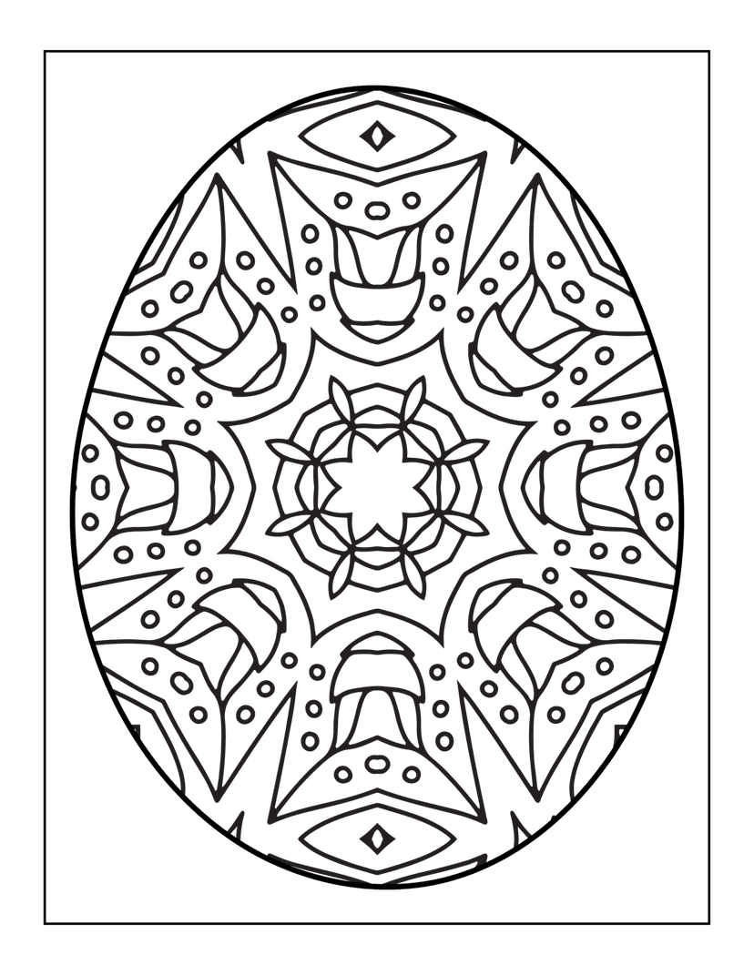 Mandala geometric line art features symmetrical white strokes forming floral patterns over a black background.