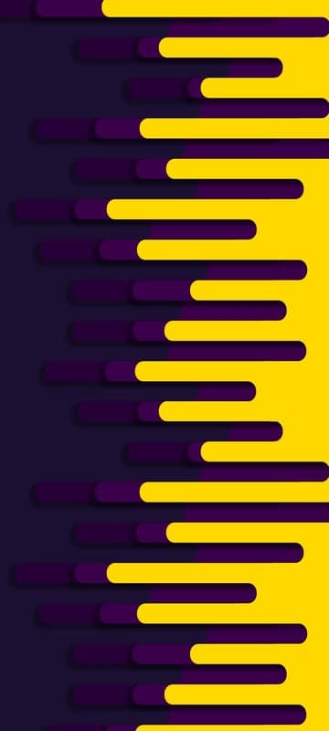 Vibrant Yellow and Purple Gradient Stripe Mobile Wallpaper