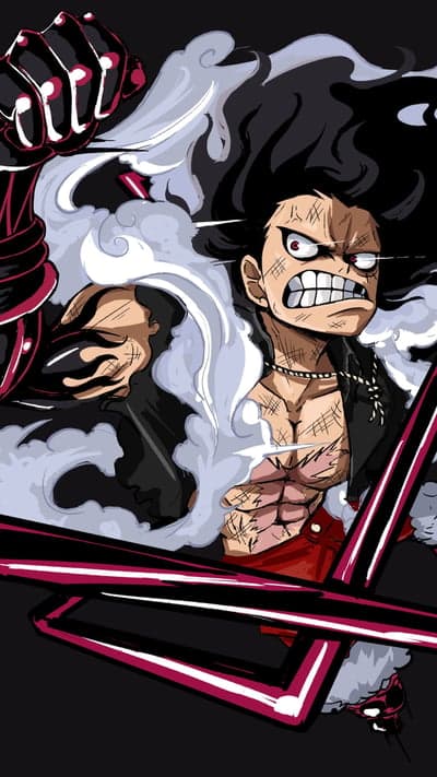 Monkey D. Luffy Gear 4th Bounce Man Anime Art Wallpaper