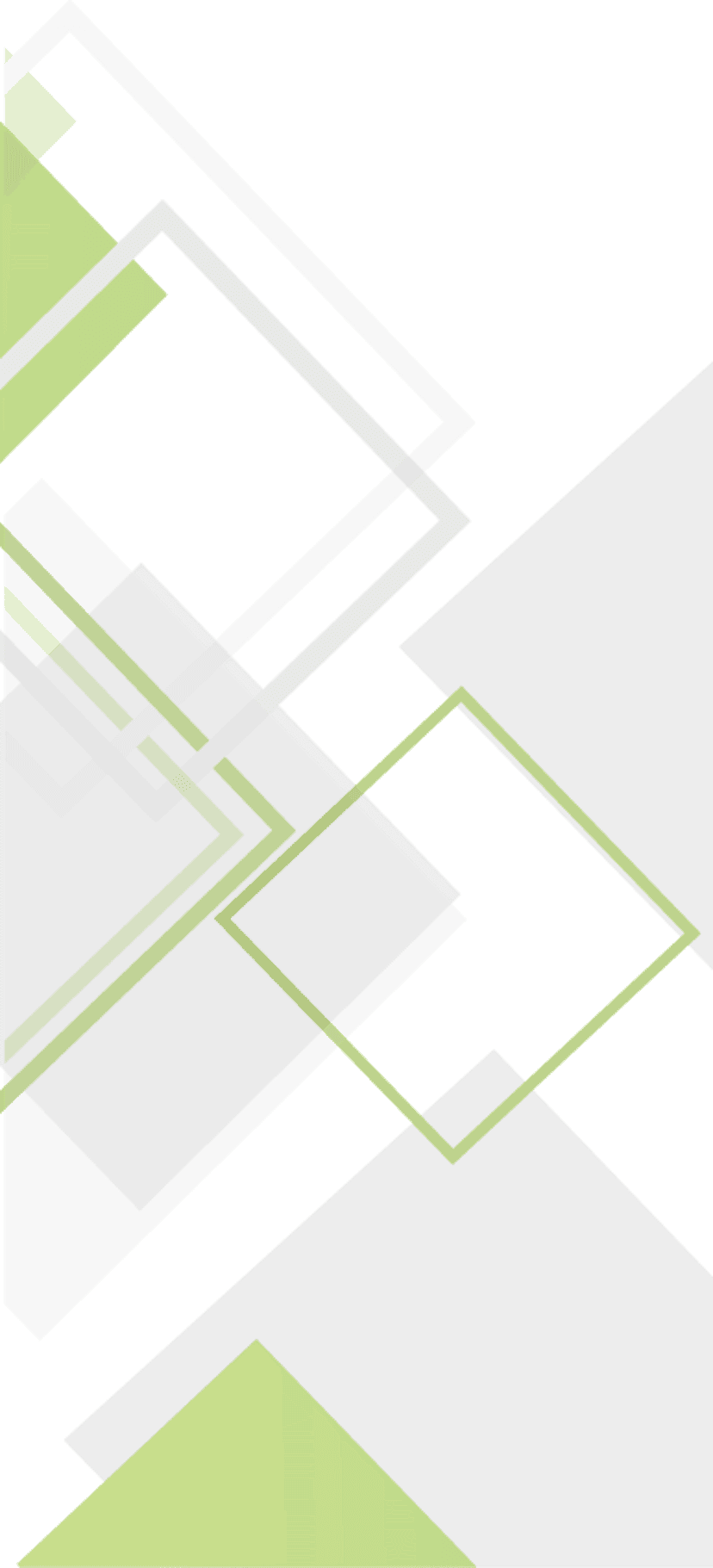 Euclidean geometric shapes featuring blue gray and green rectangles and triangles in a flat abstract pattern.