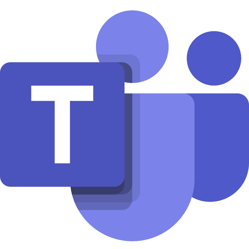 Microsoft Teams logo showing two overlapping purple rounded squares with a white letter T on the front layer.