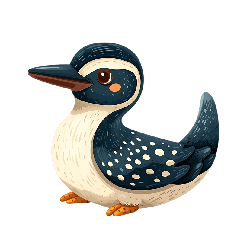Kingfisher bird illustration featuring bright blue feathers and orange feet against a transparent background.