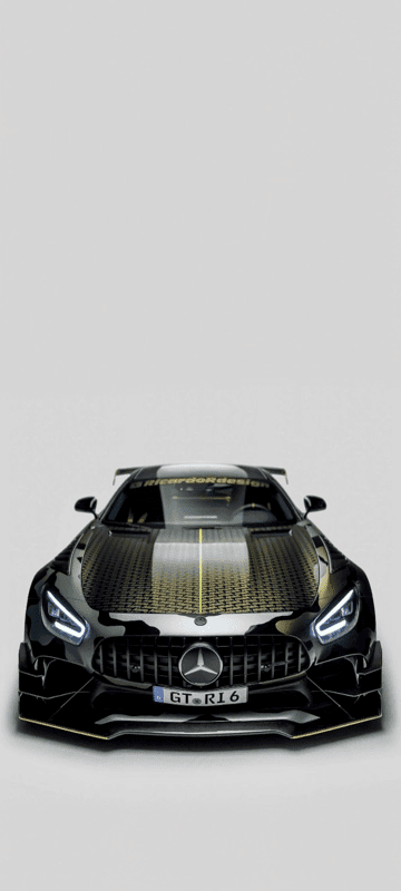 Custom Mercedes-AMG GT R with RicardoRDesign Camo Wrap