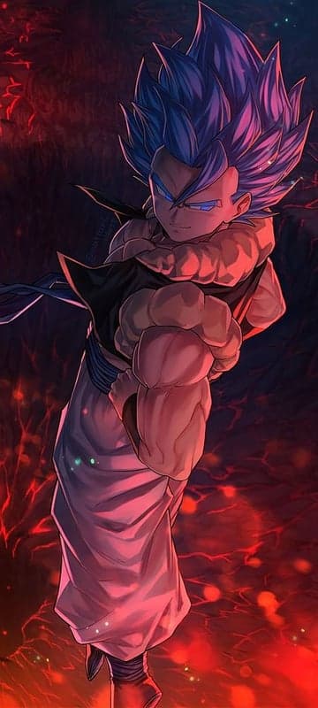 Gogeta Blue Dragon Ball Z Anime Art