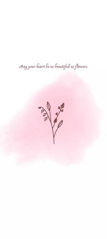 Beautiful Flower Quote for Heart's Beauty