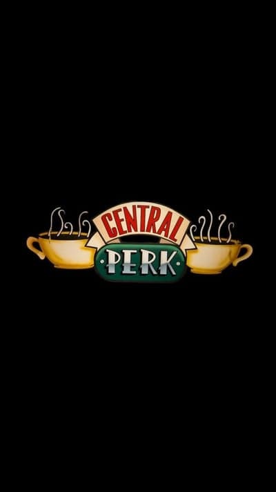 Central Perk Logo with Coffee Cups - Friends TV Show