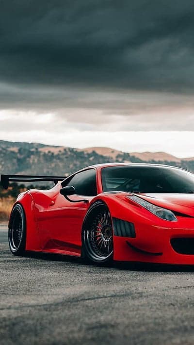 Ferrari 458 Italia Track Edition Racing Phone Wallpaper