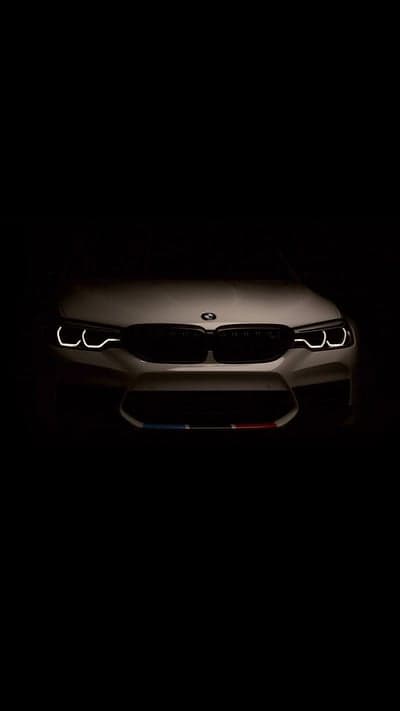 BMW M5 Illuminated Grille and Angel Eye Mobile Background