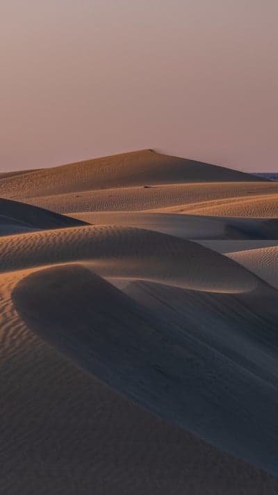 Shifting Sands- Maspalomas Dunes at Dusk