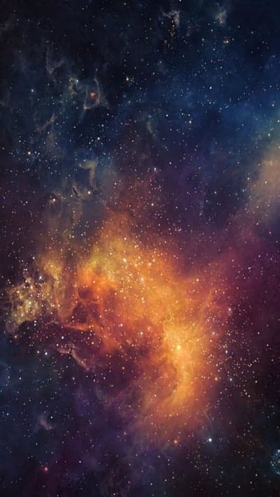 Vibrant Nebula in Deep Space with Stars