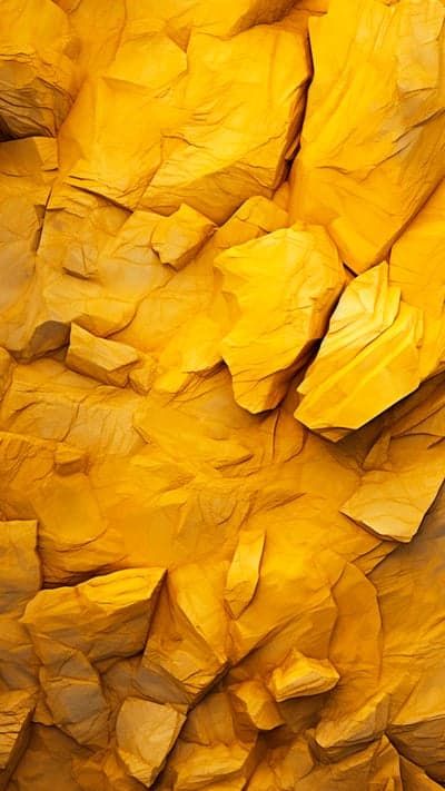 Textured Yellow Rock Formation Close-Up Abstract Background