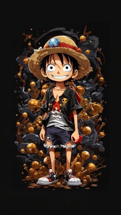 Monkey D. Luffy One Piece Anime Art