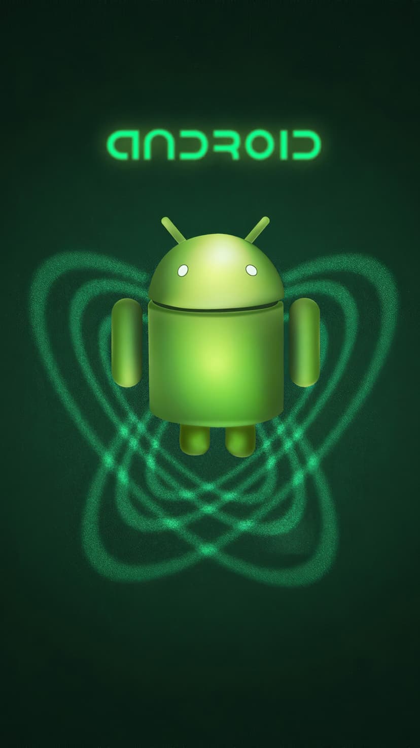 Binary code and tech icons arranged in a vertical collage with a pixelated dinosaur and circuit board lines.