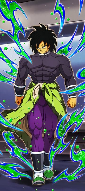 Broly Unleashes Saiyan Power: Epic Dragon Ball Z Artwork