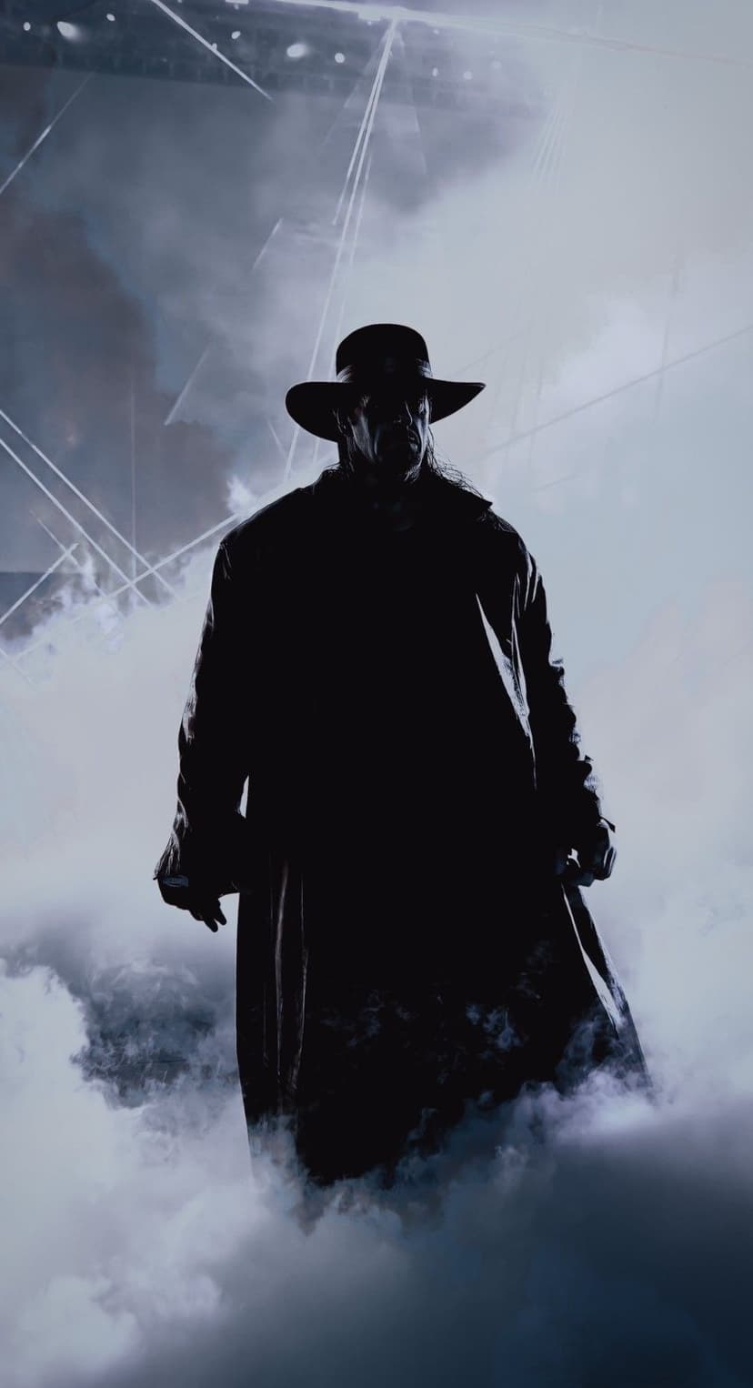 Tall man in a trench coat and wide-brimmed hat stands in dense white smoke with dramatic backlighting.