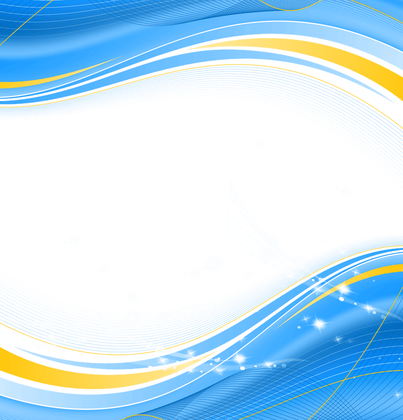 Blue technology arc border overlays a yellow and dark blue geometric background with sharp diagonal angles.