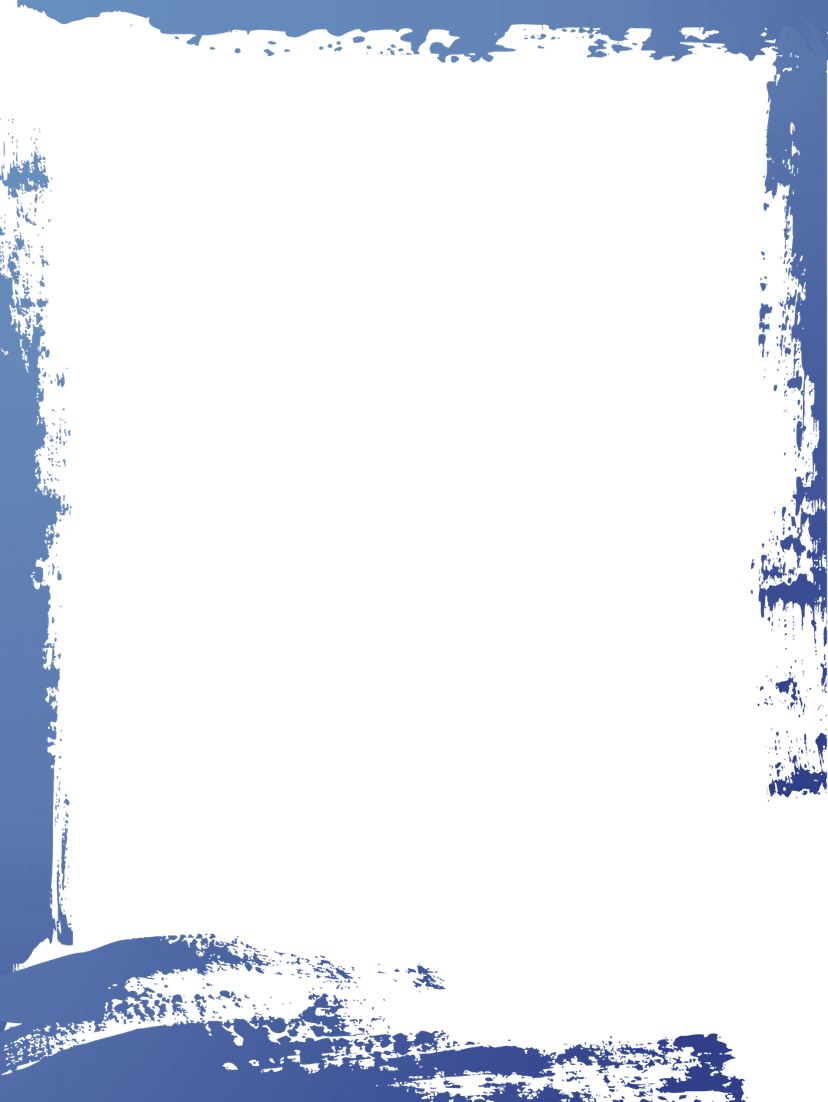 Euclidean geometric border featuring navy blue panels and thin gold metallic lines on a transparent background.