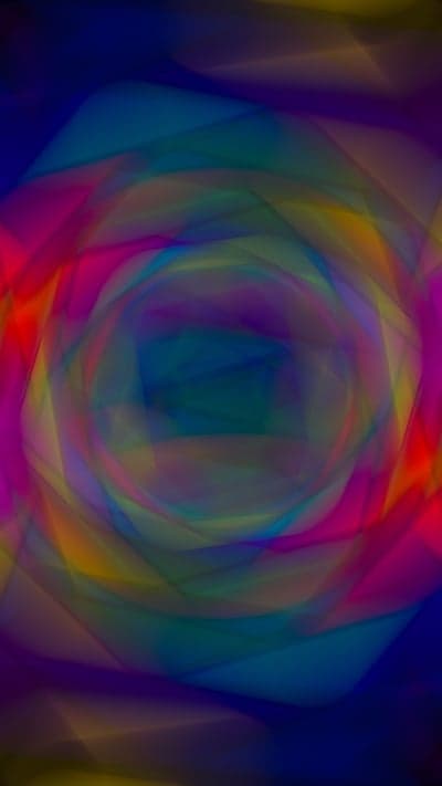 Abstract Swirl of Vibrant Colors, Digital Art