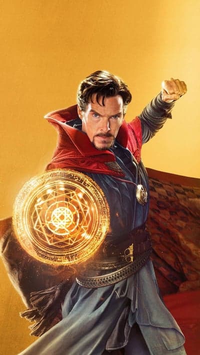 Doctor Strange Wields Mystical Energy Shield