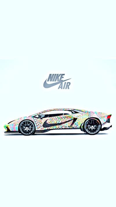 Customized Nike Air Lamborghini with Colorful Accents