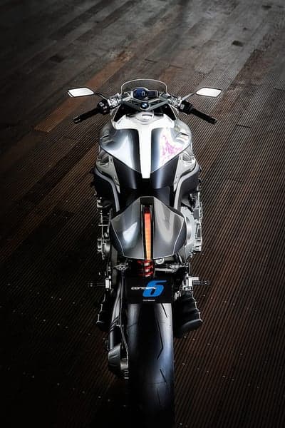 BMW Concept 6 Motorcycle Rear View