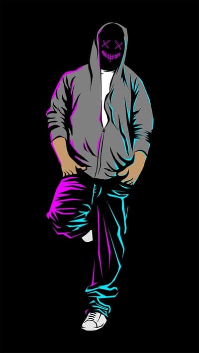 Abstract Persona - Neon Silhouette