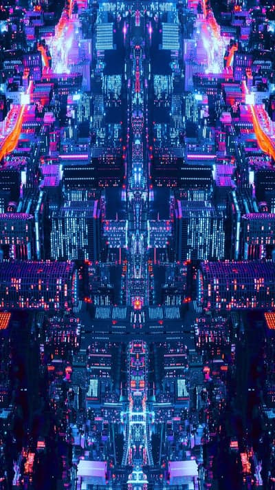 Cybernetic Symmetry - An Illuminated Metropolis