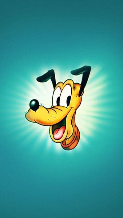 Disney Pluto Cartoon Portrait Wallpaper for Mobile Screens