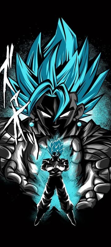 Dragon Ball Z Goku Super Saiyan Blue Illustration